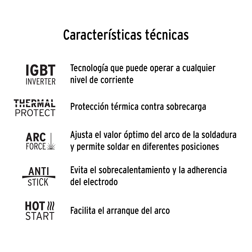 Mini Soldadora Inversora Pretul 29017, Serie 300, 127V, 100A - Foto 4 | aztools.co