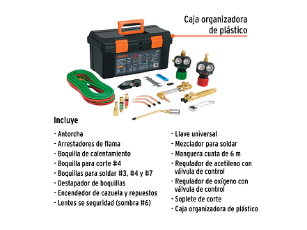 Equipo de Oxicorte y Soldadura Truper 102972 - Foto 2 | aztools.co