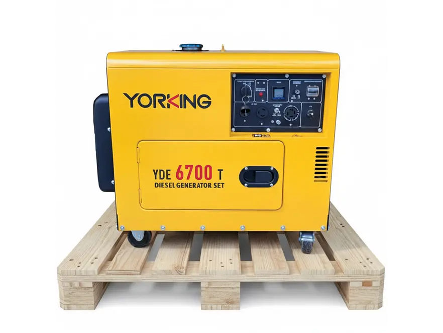 Planta Eléctrica Diésel 5kVA Bifásica YORKING YDE6700T  - Foto 1 | aztools.co