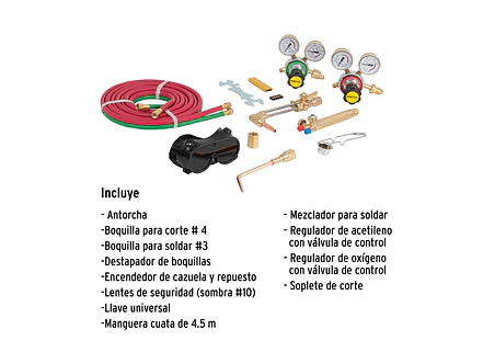 Equipo de corte y soldadura, Pretul 21576 - Foto 2 | aztools.co