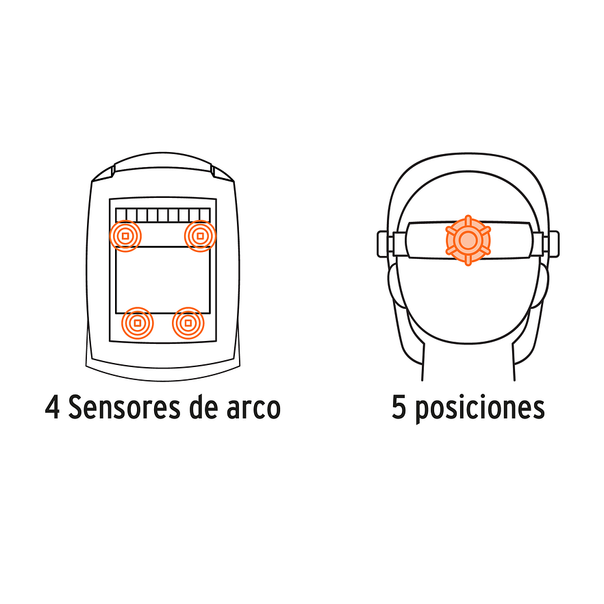 Careta Electrónica para Soldar Truper 101111, con Panel Digital - Foto 3 | aztools.co