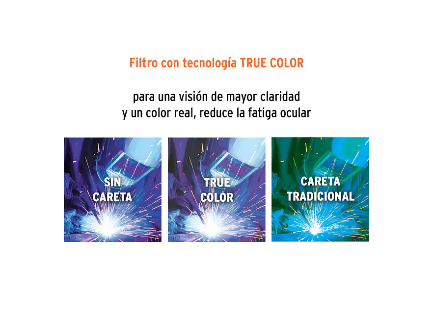 Careta Electrónica para Soldar Truper 101111, con Panel Digital - Foto 4 | aztools.co