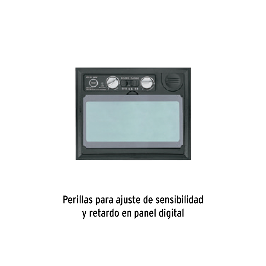 Careta Electrónica para Soldar Truper 102228 Sombra 5 a 13 Área de Visión 100mm x 40mm - Foto 3 | aztools.co