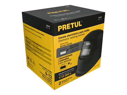 Careta Electrónica para Soldar Pretul 28145, Sombra 9-13 - Foto 5 | aztools.co