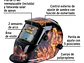 Careta Electrónica para Soldar Pretul 27355, Fuego, Sombra 9-13 - Miniatura 2 | aztools.co