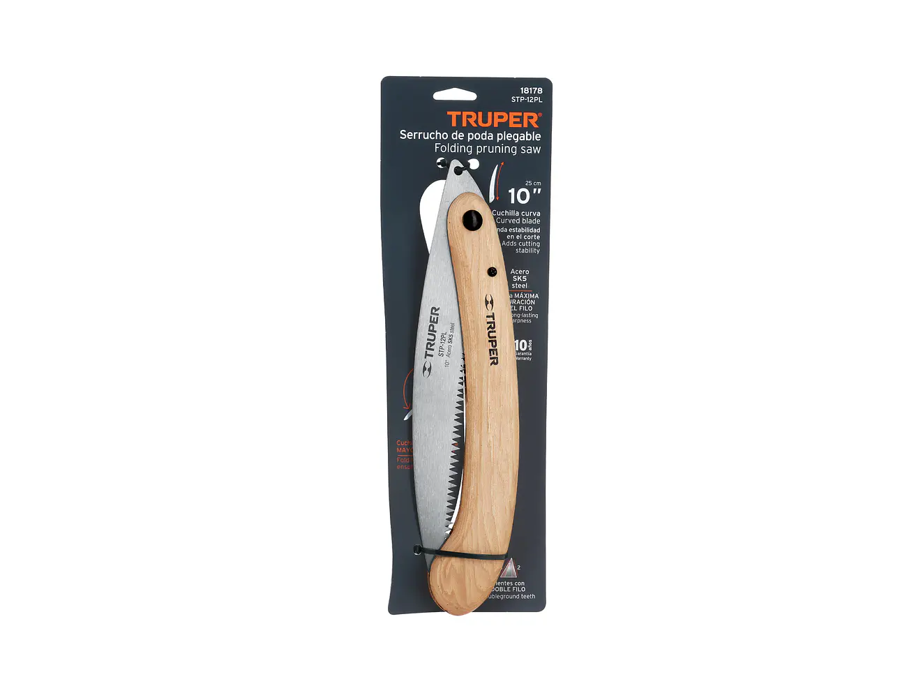 Serrucho curvo podador plegable 12