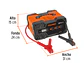 Cargador Automático de Baterías Truper 104011, 100 A, 12V y 24V - Miniatura 3 | aztools.co