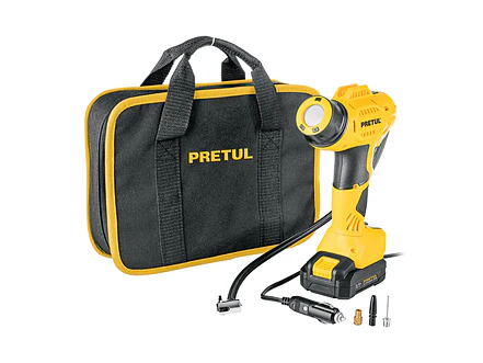 Inflador inalámbrico portátil Pretul 29074, 20 V para auto - Foto 2 | aztools.co