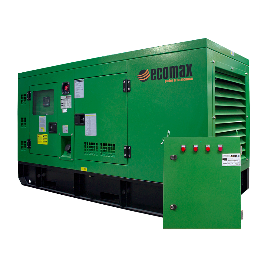 Planta Eléctrica Diésel Ecomax GDE50SS-YN-T 49 kVA Cabinado (1800 rpm) con Transferencia - Foto 1 | aztools.co
