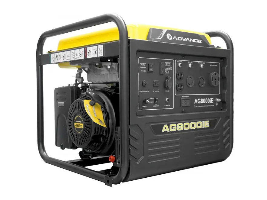 Planta Eléctrica Inverter ADVANCE AG8000iE 7,500W 110V/220V - Foto 5 | aztools.co