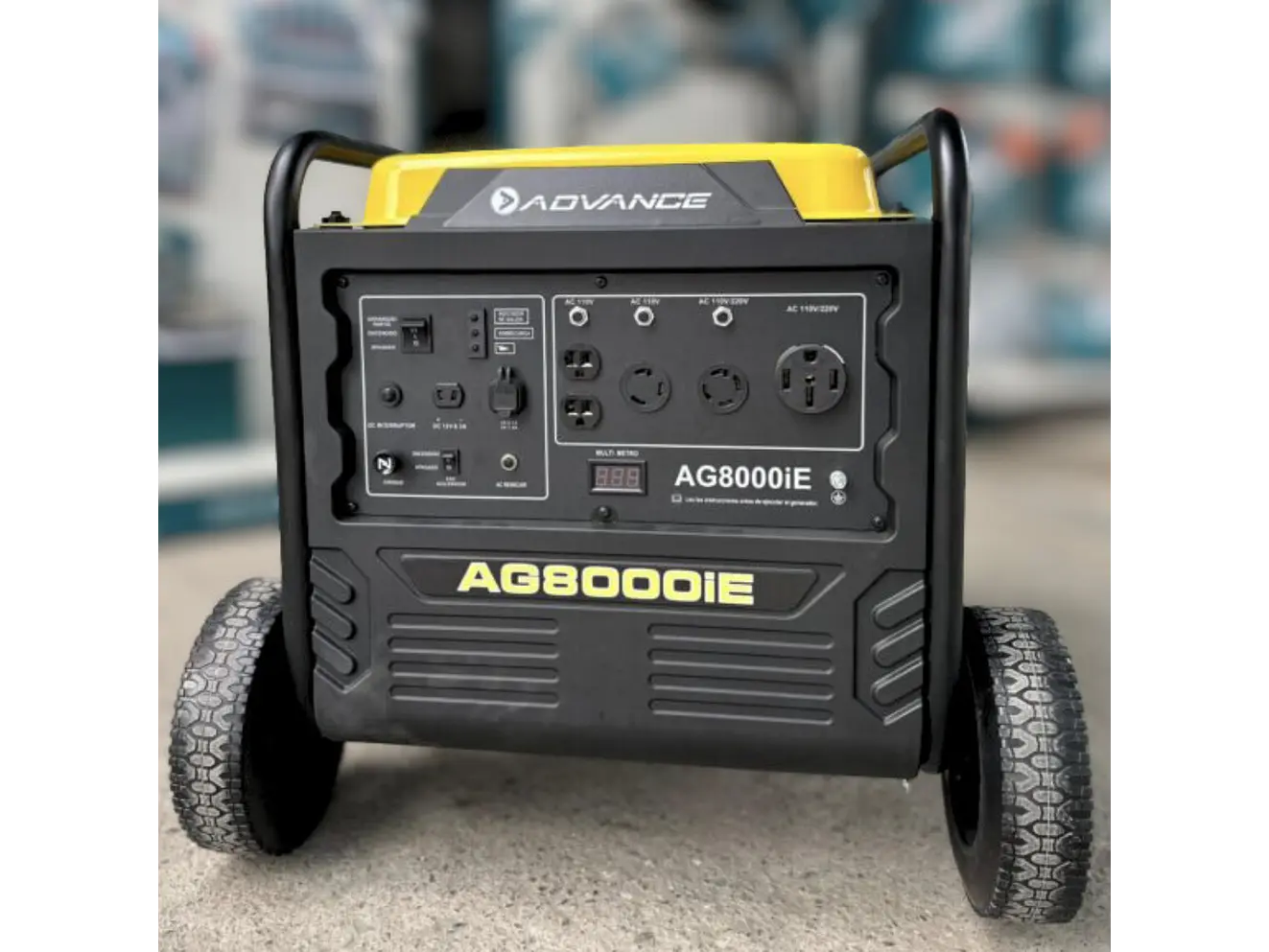 Planta Eléctrica Inverter ADVANCE AG8000iE 7,500W 110V/220V - Foto 4 | aztools.co