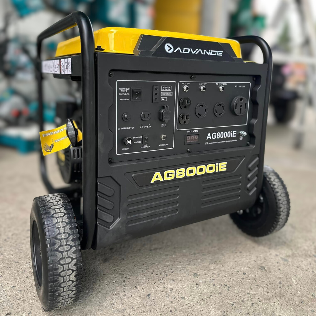 Planta Eléctrica Inverter ADVANCE AG8000iE 7,500W 110V/220V 3