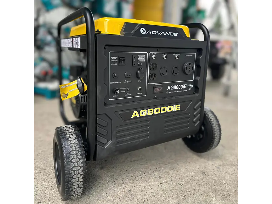 Planta Eléctrica Inverter ADVANCE AG8000iE 7,500W 110V/220V - Foto 4 | aztools.co