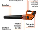 Sopladora inalámbrica Truper 103303, 40V, 2 baterías 2Ah, 1 carg.dual - Miniatura 2 | aztools.co