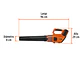 Sopladora inalámbrica Truper 103303, 40V, 2 baterías 2Ah, 1 carg.dual - Miniatura 3 | aztools.co