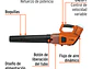 Sopladora Inalámbrica Truper 103555, 40V, Sin Accesorios - Miniatura 2 | aztools.co