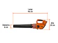 Sopladora Inalámbrica Truper 103555, 40V, Sin Accesorios - Miniatura 3 | aztools.co