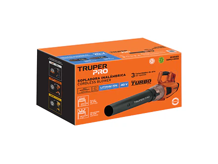 Sopladora Inalámbrica Truper 103555, 40V, Sin Accesorios - Foto 4 | aztools.co