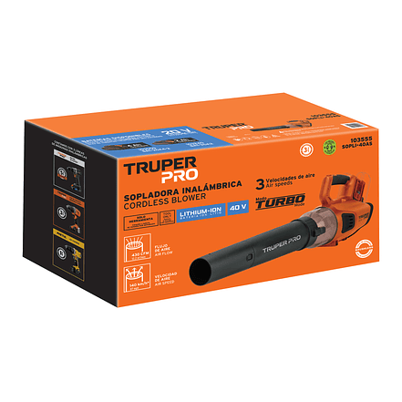 Sopladora Inalámbrica Truper 103555, 40V, Sin Accesorios 4