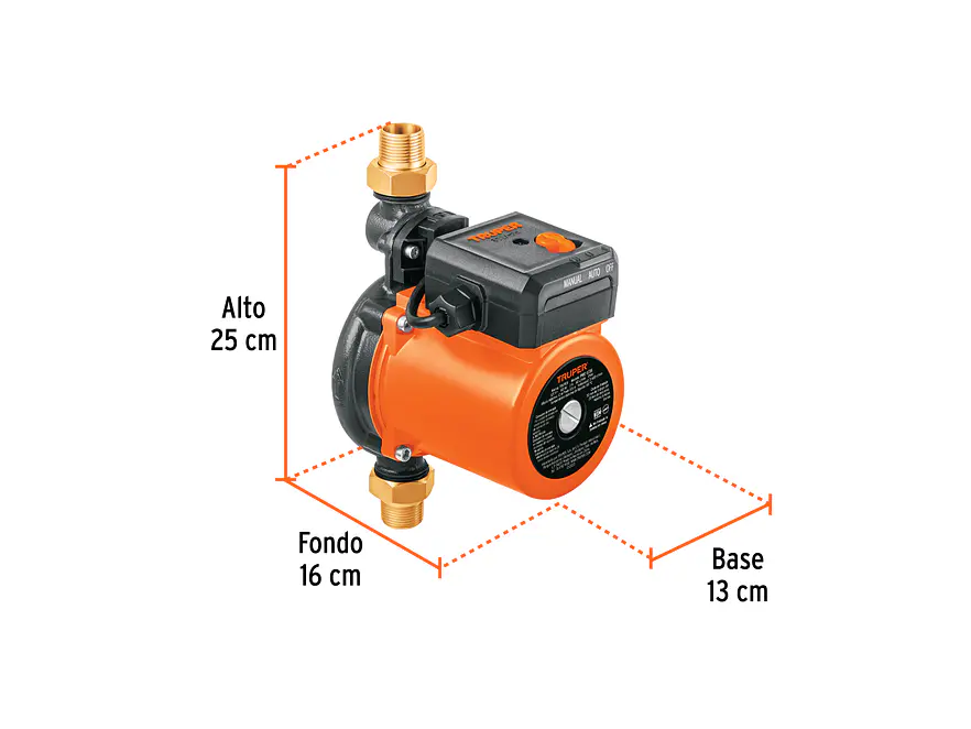 Bomba presurizadora Truper 103356, 1/3 HP , - Foto 3 | aztools.co