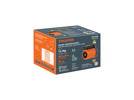 Bomba presurizadora Truper 103356, 1/3 HP , - Foto 5 | aztools.co
