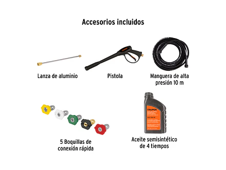 Hidrolavadora a Gasolina Truper 103982, 3,300 PSI - Foto 4 | aztools.co