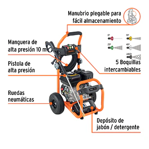 Hidrolavadora a Gasolina Truper 103983, 2,800 PSI