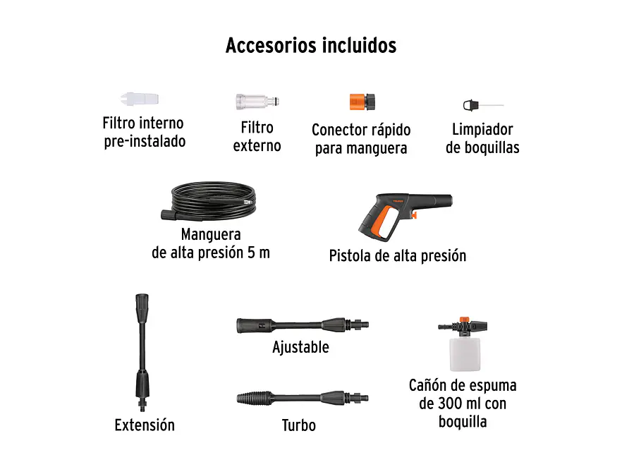 Hidrolavadora Eléctrica Horizontal Truper 103770, 1500 PSI - Foto 4 | aztools.co