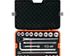 Juego de copas Truper 13970, 23 piezas, 3/4