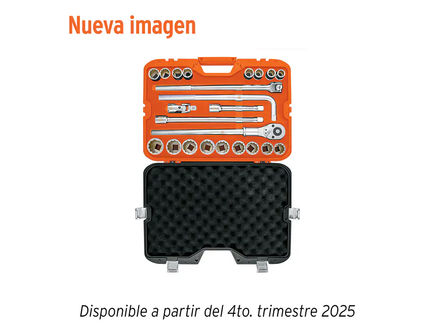 Juego de copas Truper 13874, 3/4 milimetrico 23 piezas, JD-3/4x24M - Foto 2 | aztools.co