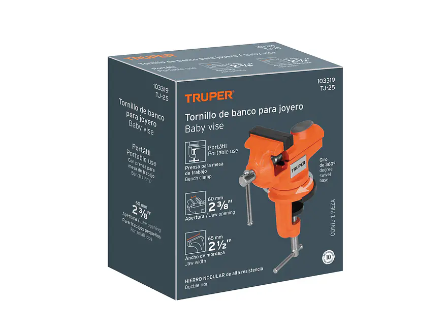 Prensa de banco Truper 103319, 2.5