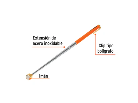 Imán extensible Truper 14140, tipo bolígrafo  - Foto 2 | aztools.co