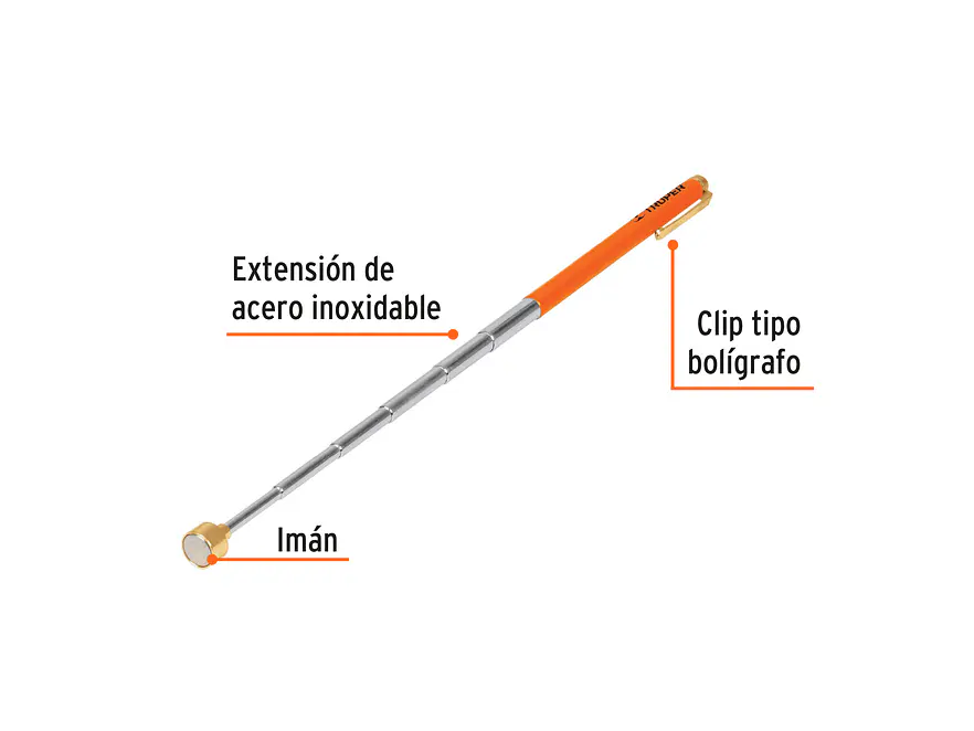 Imán extensible Truper 14140, tipo bolígrafo  - Foto 2 | aztools.co