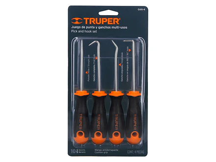 Ganchos multiusos Truper 14210, set 4 piezas  - Foto 4 | aztools.co