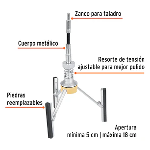 Bruñidora para cilindro de motor Truper 14533, de 5 a 18 cm