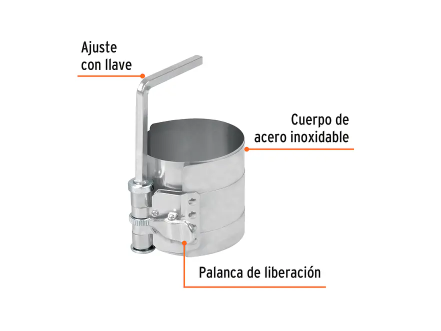 Compresor para anillos de pistón Truper 14536 - Foto 2 | aztools.co
