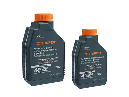 Aceite semi-sintético Truper 14929, motor 4 tiempos, 946ml 32oz