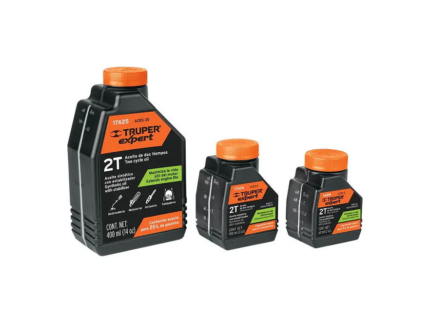 Aceite sintético para motor de 2 tiempos Truper 17625, 470ml 16oz