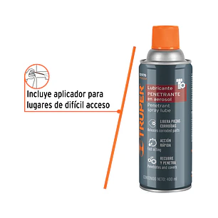 Lubricante penetrante en aerosol Truper 101976, 400 ml 