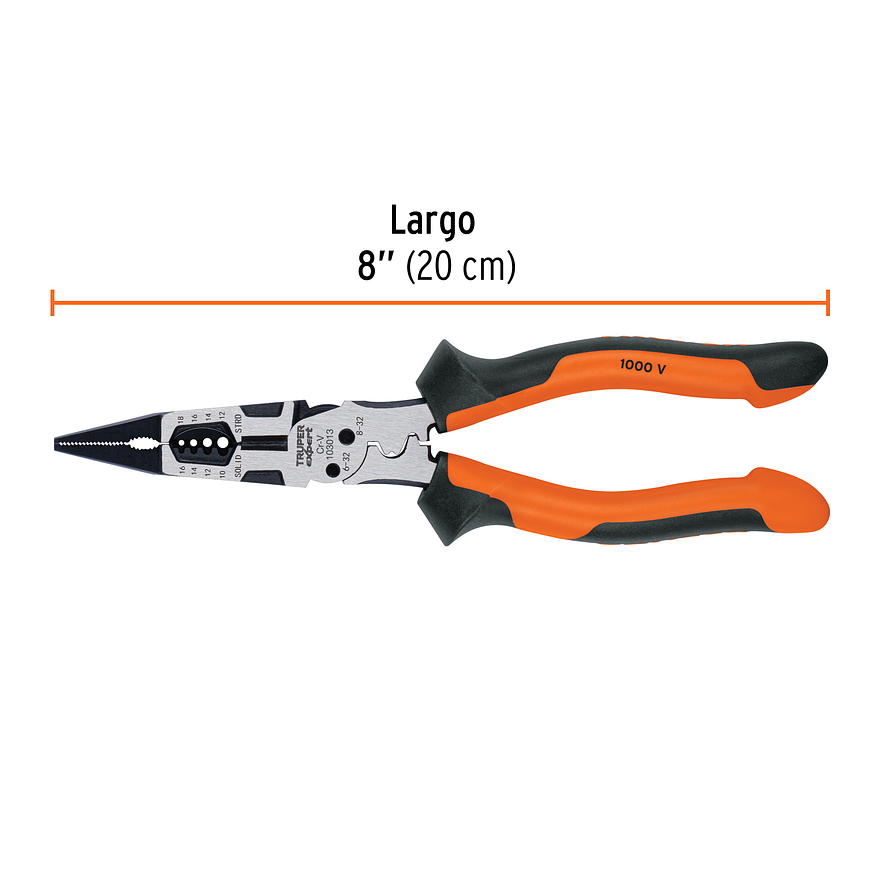 Alicate Multiuso Truper 103013, 8