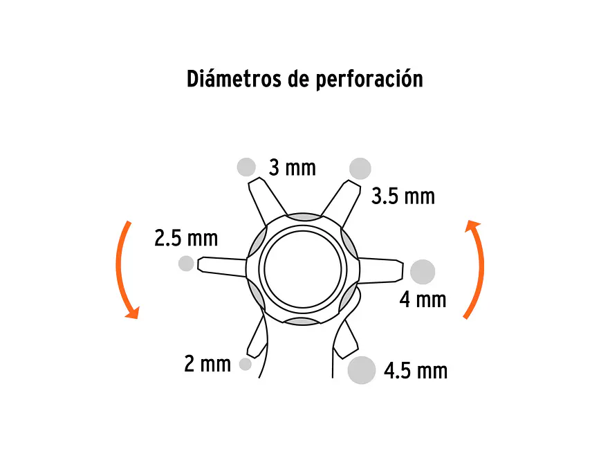 Tenaza sacabocados para carpintero 6