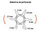 Tenaza sacabocados para carpintero 6