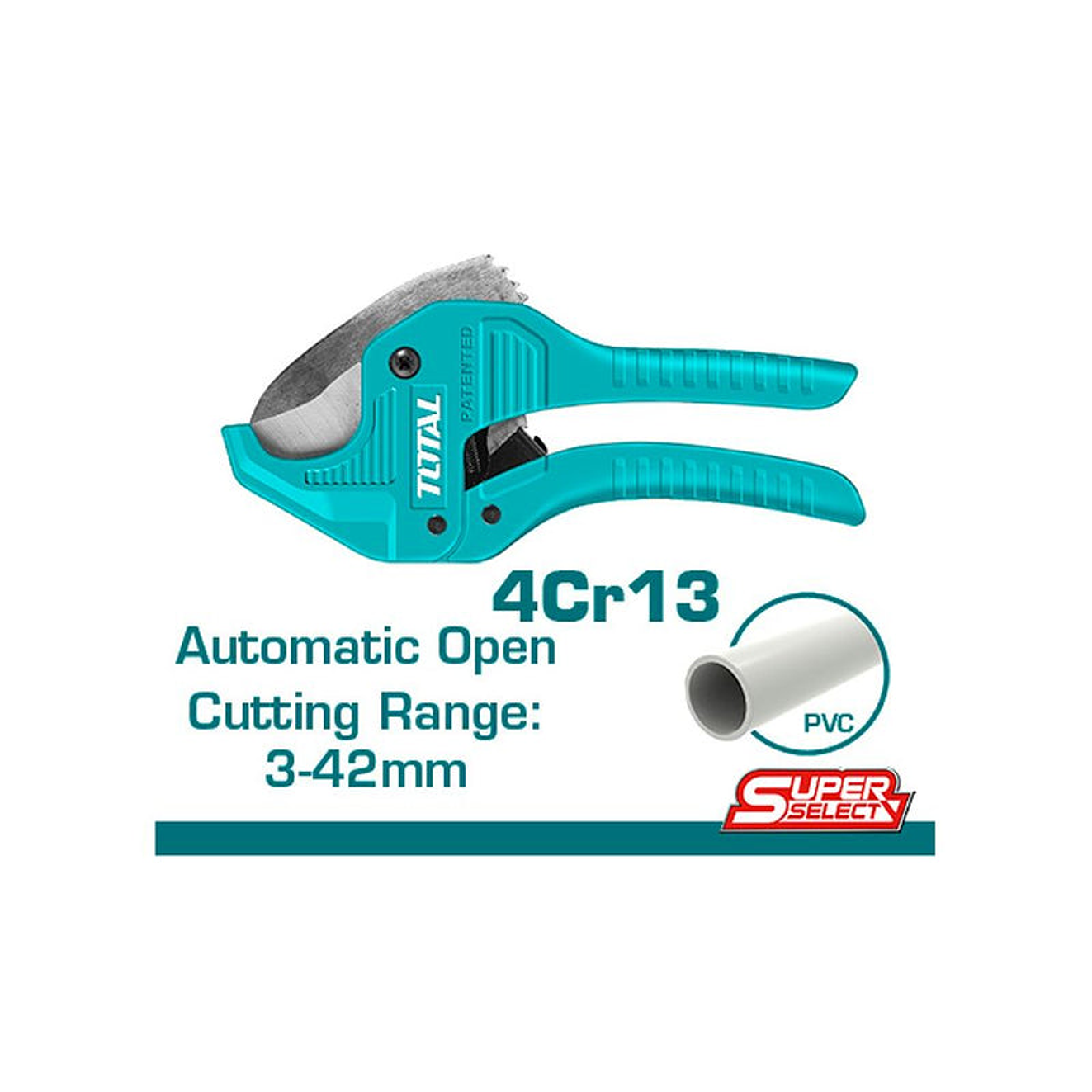 Cortatubo PVC 193 mm SUPER SELECT TOTAL THT534216 (Corte 3-42 mm) 2
