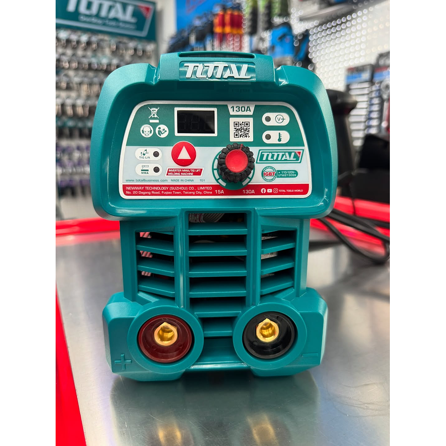 Soldadora Inversora Digital 130A TOTAL UTW213059 110V (45% Ciclo, Lift TIG) 2
