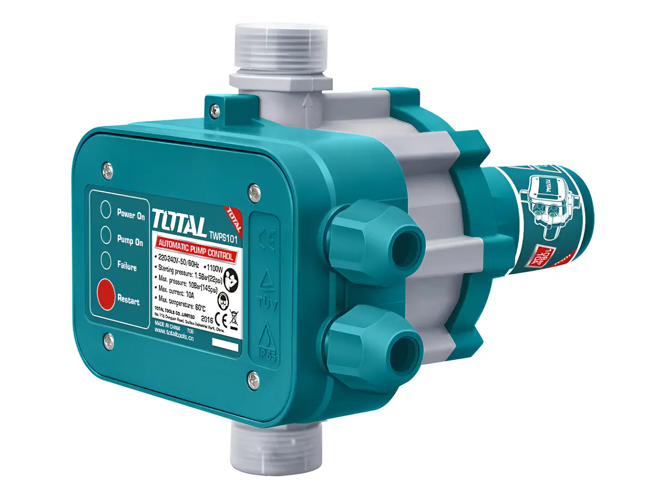 Bomba Presurizadora Automática TOTAL UTWPS101 110-120V Entrada 1