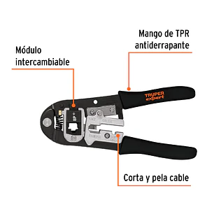 Ponchadora Truper 18343, módulos intercambiables 8