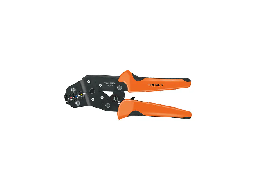 Kit de Alicate crimpadora y 500 terminales con aislamiento, Truper 103328 - Foto 1 | aztools.co