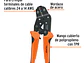 Kit de Alicate crimpadora y 500 terminales con aislamiento, Truper 103328 - Miniatura 2 | aztools.co