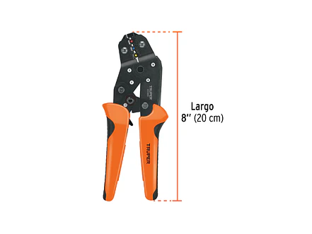 Kit de Alicate crimpadora y 500 terminales con aislamiento, Truper 103328 - Foto 3 | aztools.co