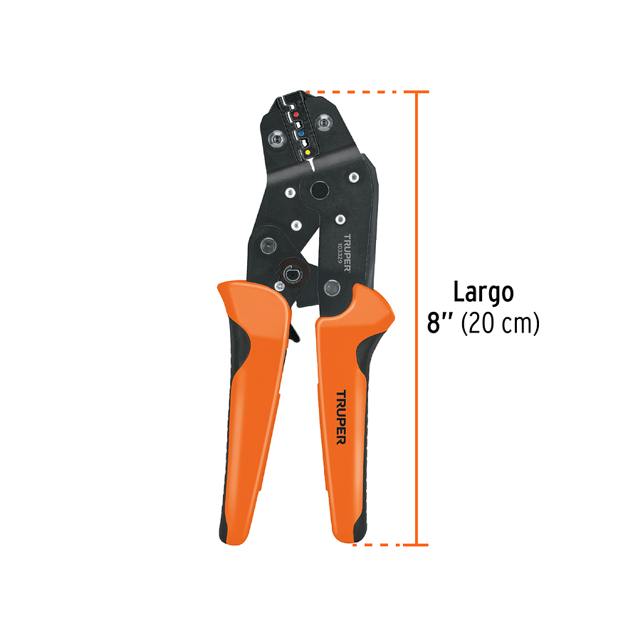 Alicate Crimpador para Terminales Truper 103329 - Foto 3 | aztools.co